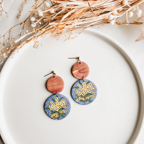 The Goldenrods | Clay Earrings
