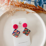 The Zinnias | Polymer Clay Earrings