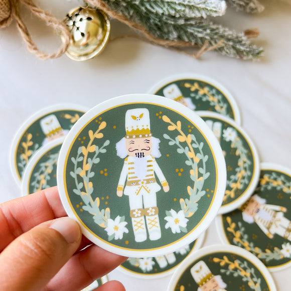 That White Nutcracker | Vinyl Sticker