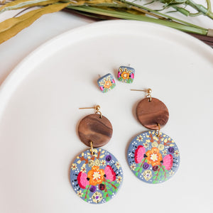 Mommy And Me Lantanas | Clay Earrings