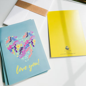 I love you | Blank Greeting Cards