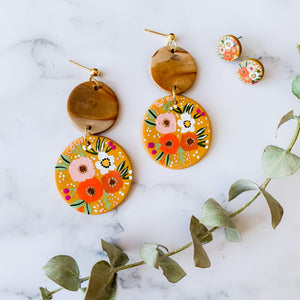 Mommy And Me Blooming Harvest | Clay Earrings